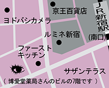 新宿南口店マップ