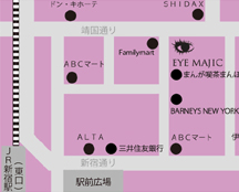 新宿本店マップ